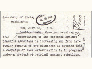 В США начался сбор подписей с призывом к президенту Б. Обаме и Конгрессу признать Геноцид армян