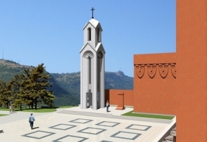 Память жертв Геноцида армян в Степанакерте почтят воздвижением 18-метровой традиционной колокольни с мраморными арками в современном стиле, построение которой завершится в марте будущего года.